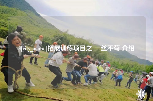 阿里拓展训练项目之 一丝不苟 介绍